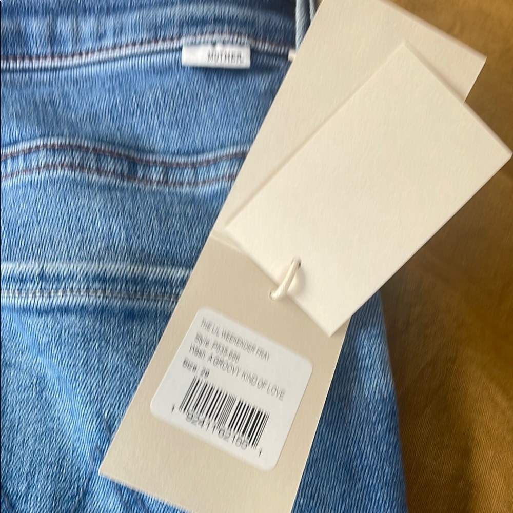 MOTHER Lil’ Weekender Fray A Groovy Kind of Love SZ 29 NWT